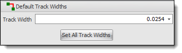 Set All Track Widths / Default Track Width