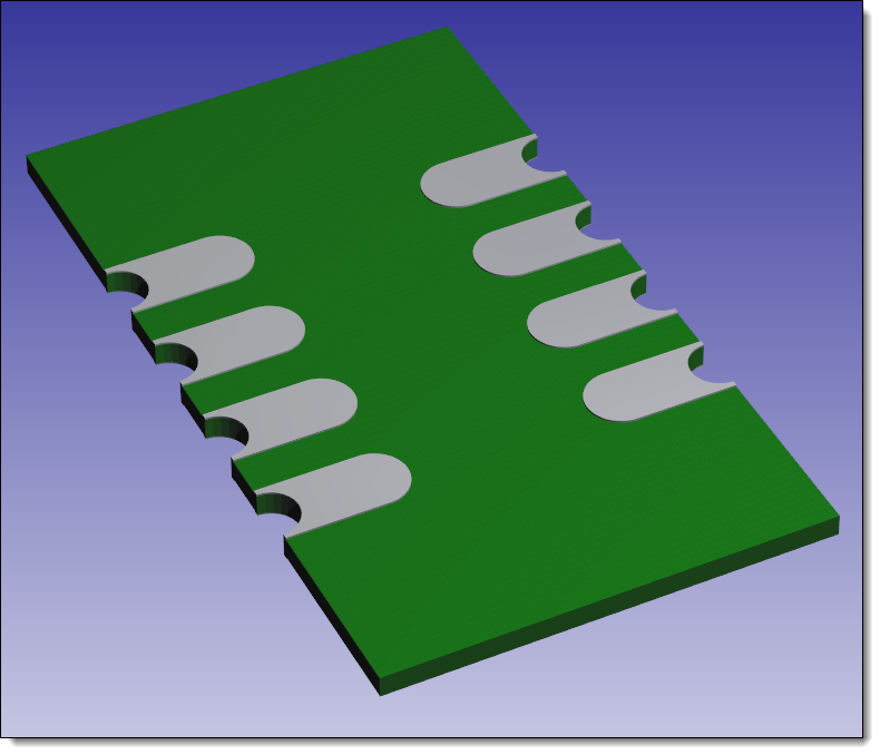 Castellated PCB
