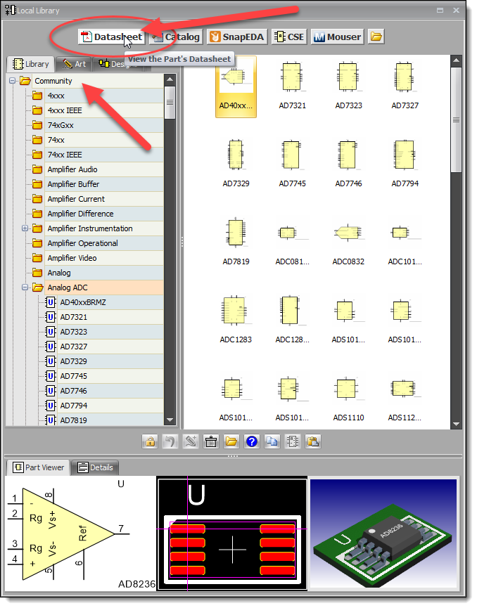 KiCad Community Free PartsKiCad Community Free Parts