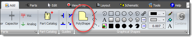 Add PolyShape Button