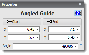 The Angled Guide Properties Editor