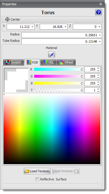 Torus Properties Editor