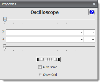 Oscilloscope Properties Editor