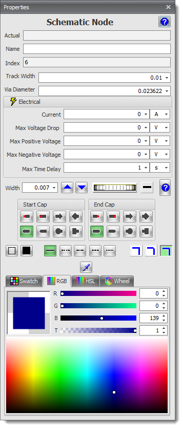 The Node Properties Editor