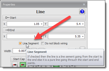 Setting Line Segment Properties