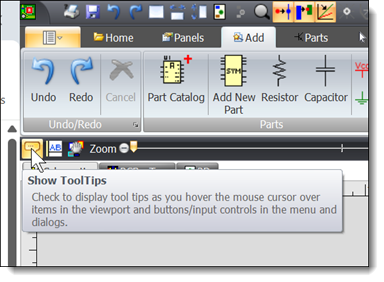 Turning Tooltips On/Off