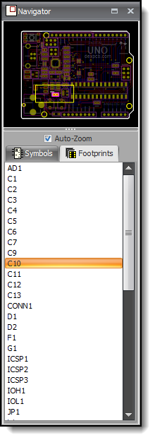 Navigator Panel Navigator Panel