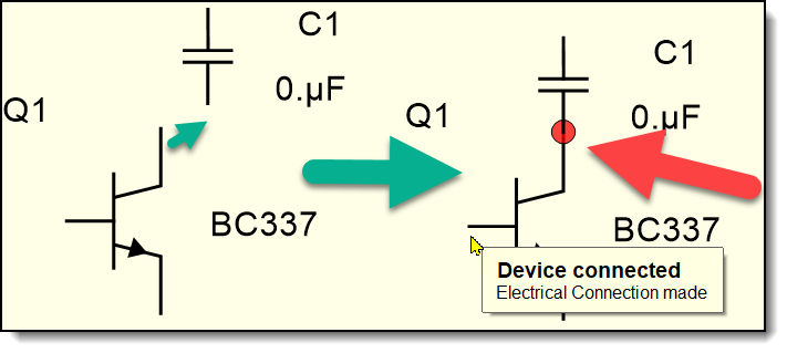 Automatic Connections of Symbol Terminals