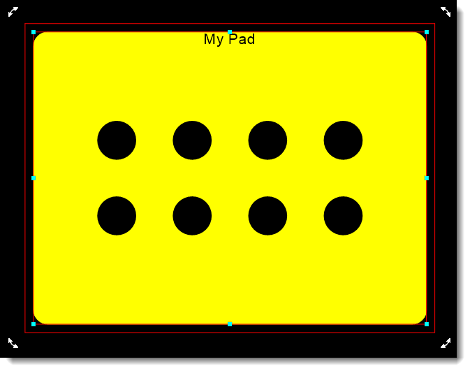 Thermal Vias for Pads