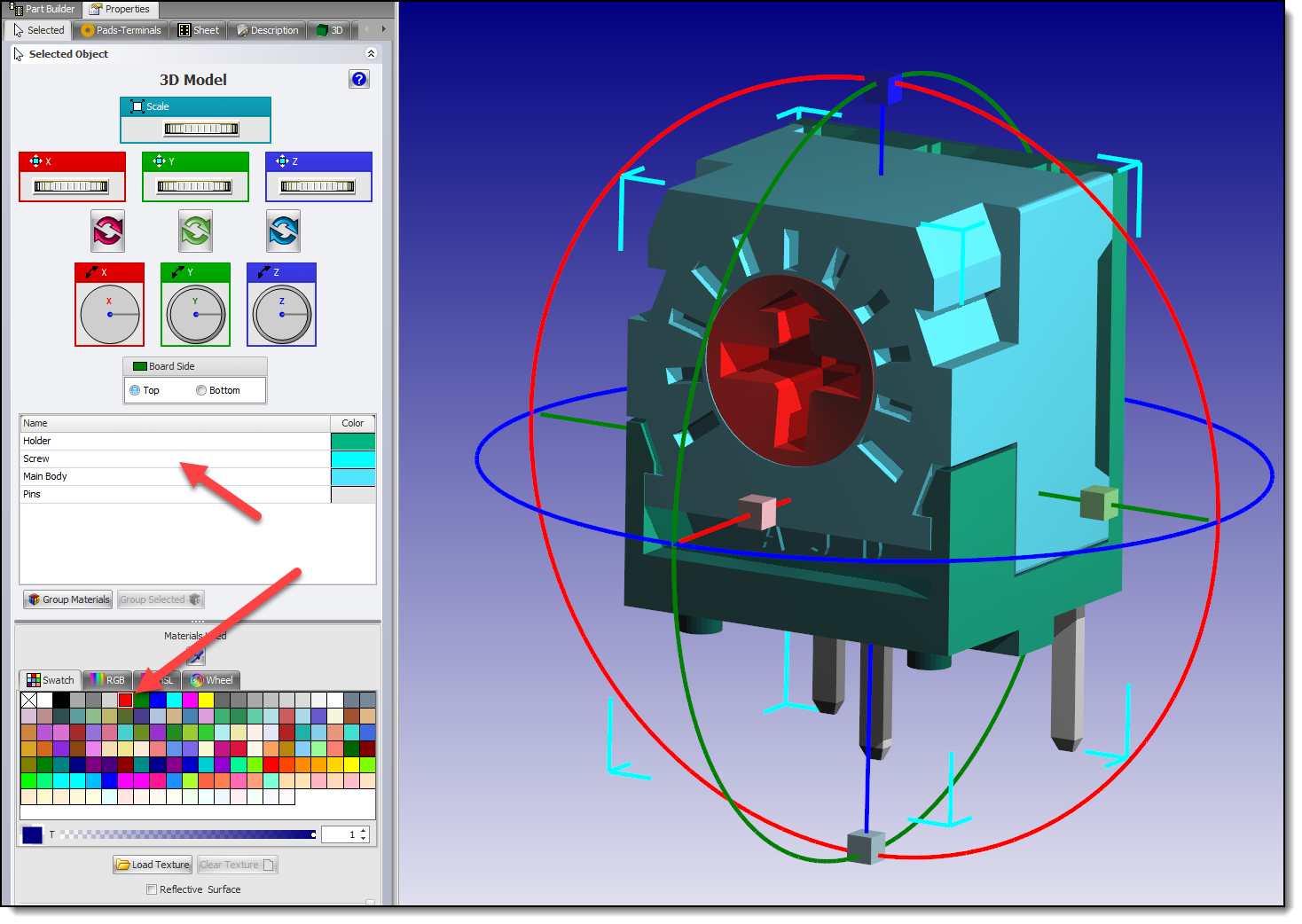 Improved 3D Model Editor
