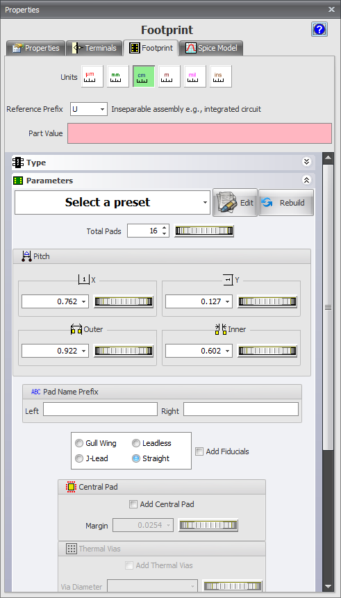 Footprint Editor Footprint Editor